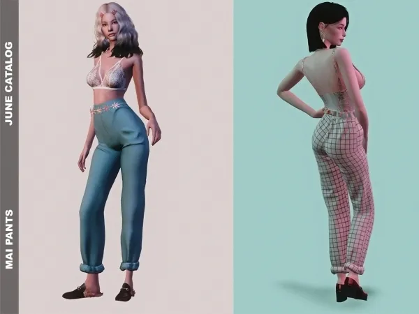Alpha Mai Pants by serenity-cc - The Sims 4 Custom Content