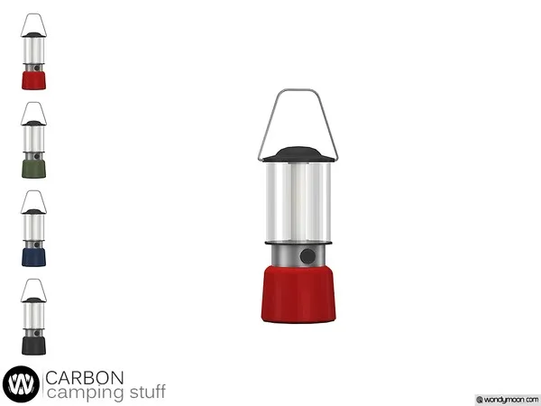 Carbon Camping Lamp - The Sims 4 Custom Content