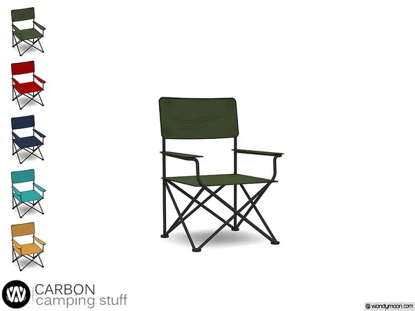 Carbon Camping Chair - The Sims 4 Custom Content