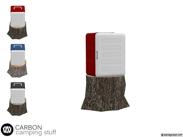 Carbon Mini Refrigerator - The Sims 4 Custom Content
