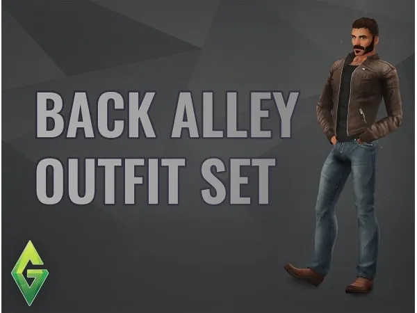 Maxis Match Back Alley Outfit Set by golyhawhaw - The Sims 4 Custom Content