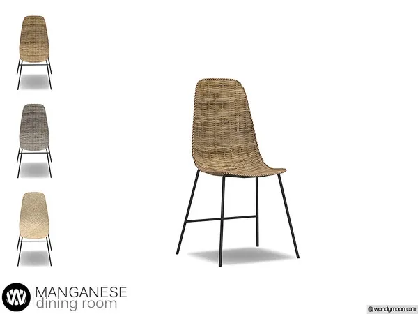 Manganese Dining Chair - The Sims 4 Custom Content