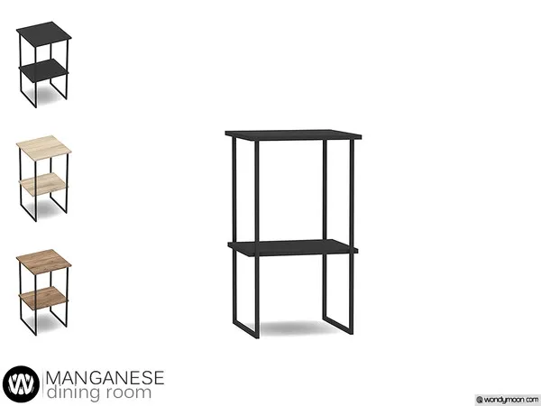 Manganese Accent Table - The Sims 4 Custom Content