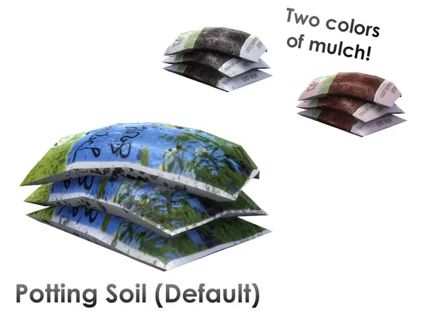 Potting Soil Bags - The Sims 4 Custom Content