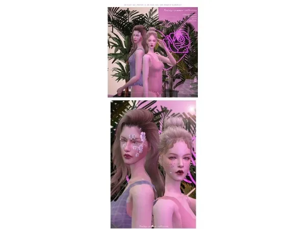 Alpha [Qian]Fantasy summer Pose - The Sims 4 Custom Content