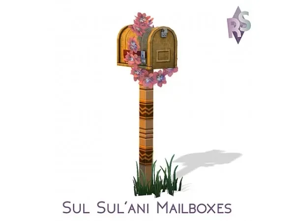 Maxis Match renorasims Sul Sulani Mailboxes - The Sims 4 Custom Content