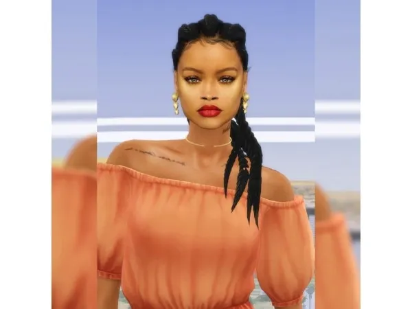 Alpha RIHANNA - The Sims 4 Custom Content