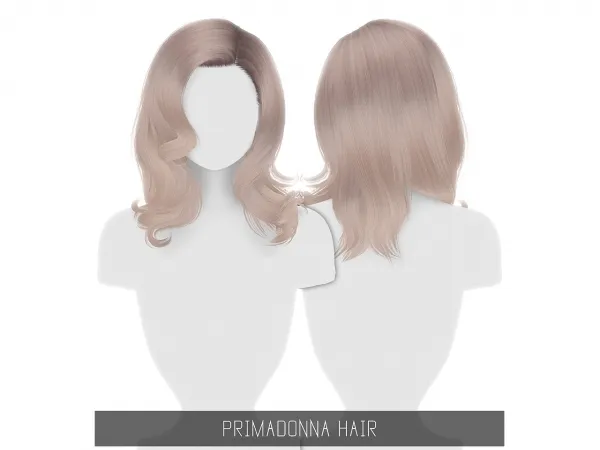 Alpha PRIMADONNA HAIR TODDLER CHILD by simsfinds - The Sims 4 Custom Content