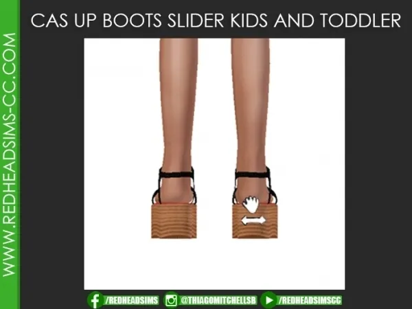 CAS UP BOOTS SLIDER KIDS AND TODDLER