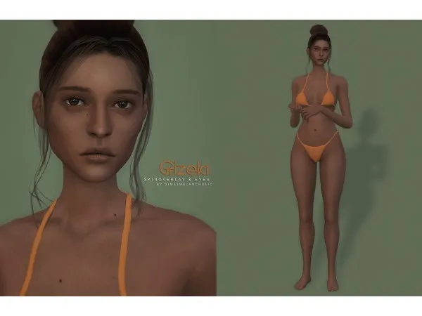Alpha sims3melancholic Gizela skin overlay eyes - The Sims 4 Custom Content