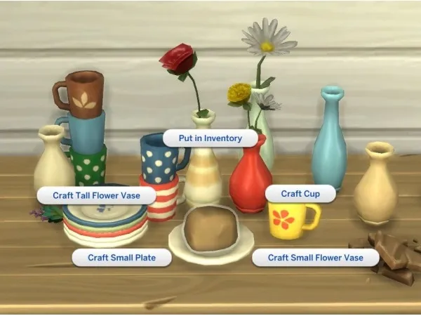 Maxis Match Craftable Pottery 20 by Sigma1202 - The Sims 4 Custom Content