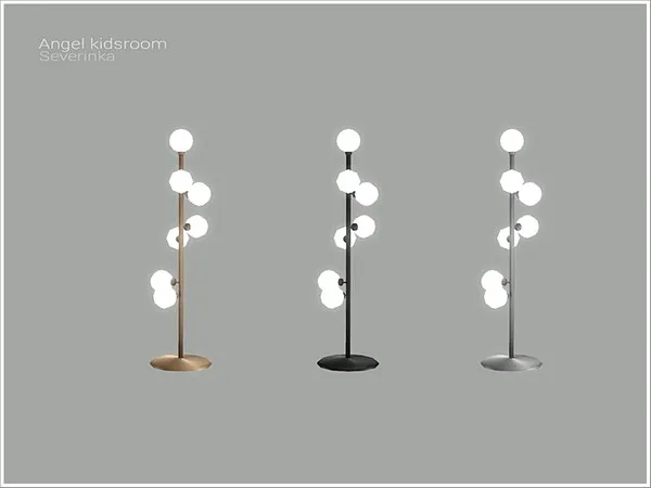 [Angel kidsroom] floor lamp - The Sims 4 Custom Content