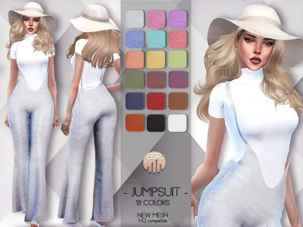 Alpha Jumpsuit (Overalls) BD79 tr by busra - The Sims 4 Custom Content