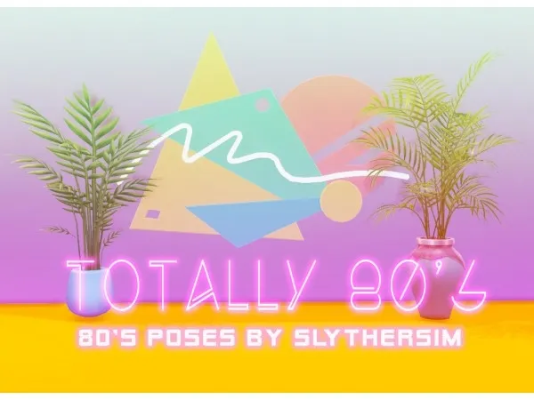Maxis Match Totally 80s Pose Pack by Slythersim - The Sims 4 Custom Content