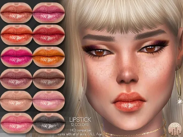 Alpha Lipstick BM19 tr by busratr - The Sims 4 Custom Content