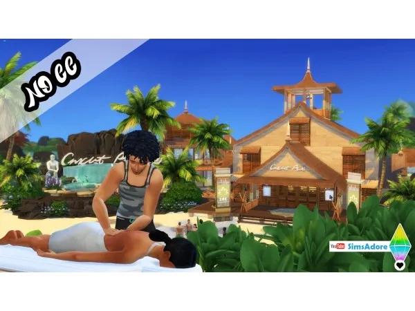 Maxis Match Sulani's Spa Resort NO Sims Adore by bradybrad7 - The Sims 4 Custom Content