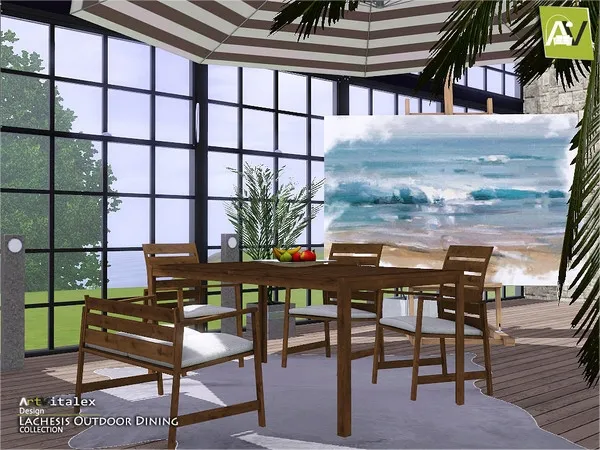 Lachesis Outdoor Dining - The Sims 3 Custom Content