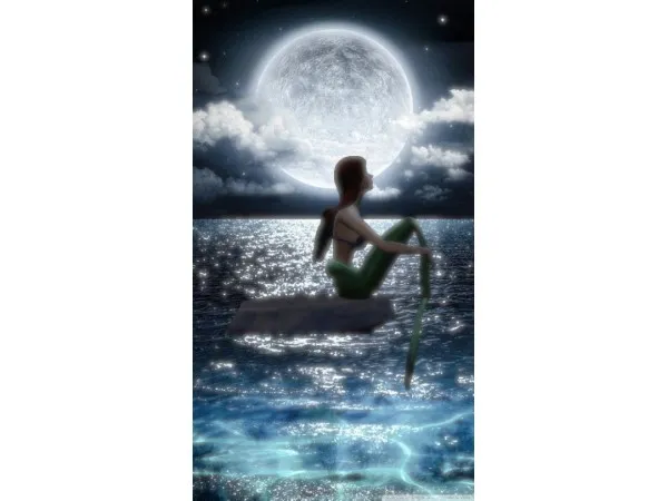 Maxis Match aurora borealis514 The Little Mermaid Pose pack - The Sims 4 Custom Content