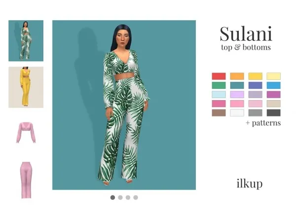 Maxis Match ilkup Sulani Set - The Sims 4 Custom Content