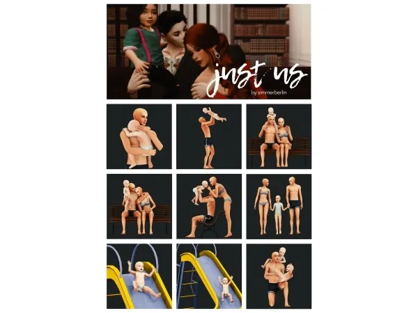 Alpha simmerberlin POSE DUMP 14 by simsfinds - The Sims 4 Custom Content