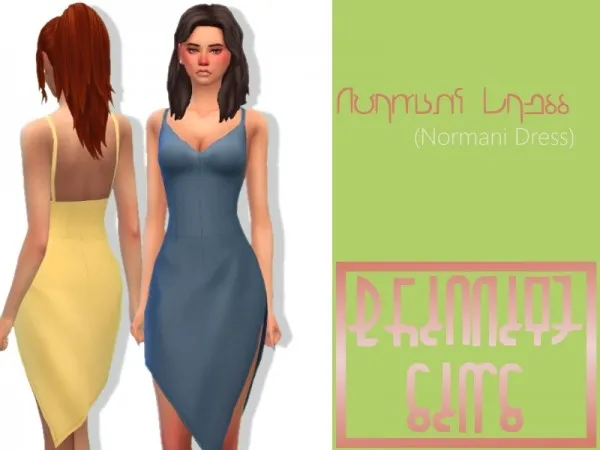 Maxis Match brianitesims Normani Dress - The Sims 4 Custom Content