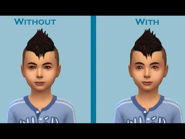 Maxis Match Eyelids 01 - The Sims 4 Custom Content