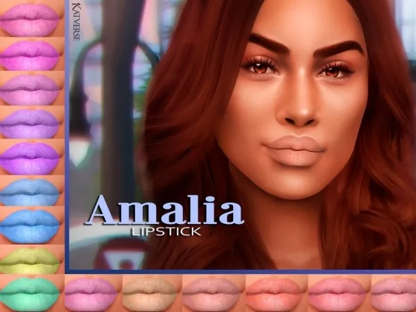 Mix katverse Amalia Lipstick - The Sims 4 Custom Content