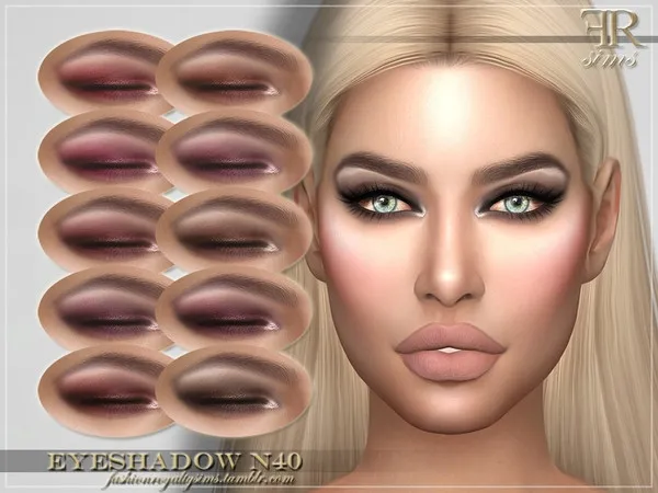 Mix FRS Eyeshadow N40 - The Sims 4 Custom Content