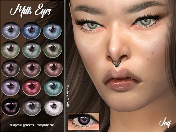 Mix IMF Milk Eyes N101 - The Sims 4 Custom Content