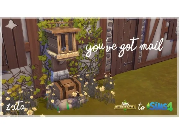 Maxis Match ZxTa You've Got Mail TSM - The Sims 4 Custom Content