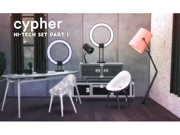 Alpha cypher hi tech set part I by simgguk - The Sims 4 Custom Content