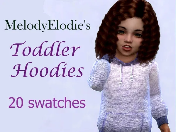 Alpha Knitted Toddler Hoodies - The Sims 4 Custom Content