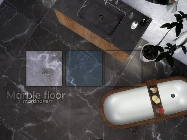 Mix Marble Floor - The Sims 4 Custom Content