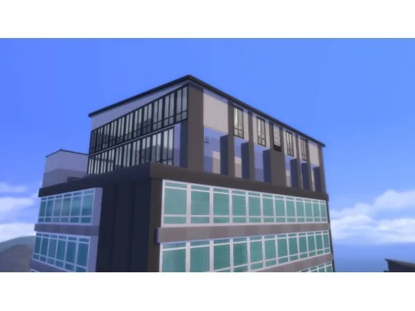 Alpha Cyberpunk Penthouse by LunarGuest - The Sims 4 Custom Content
