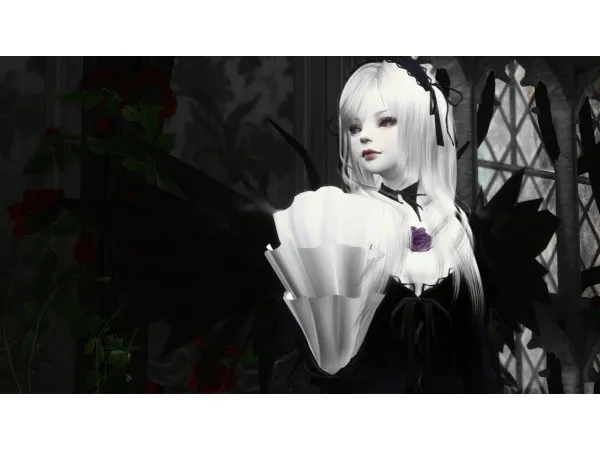Alpha zouyousims Rozen Maiden Mercury Lamp - The Sims 4 Custom Content