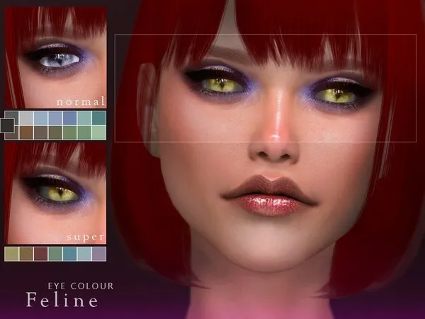 Alpha [ Feline ] Eye Mask - The Sims 4 Custom Content