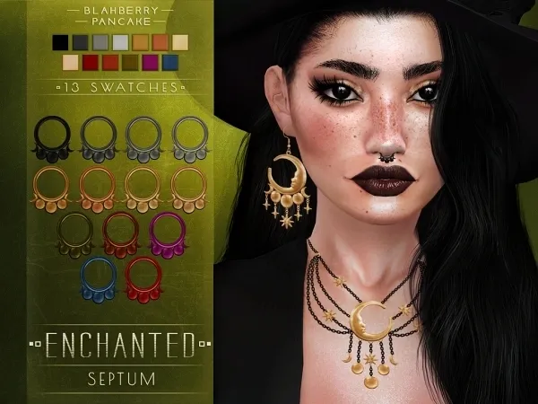 Alpha Blahberry Pancake Enchanted Septum - The Sims 4 Custom Content