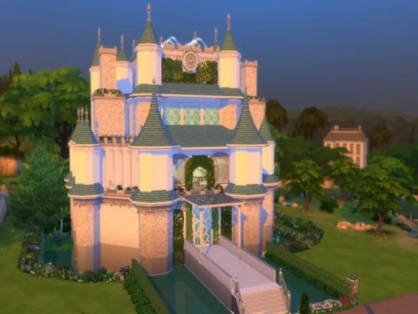 Alpha Simderella Castle (Cinderella Castle) by ChristineRose no CC - The Sims 4 Custom Content