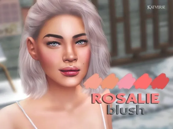Maxis Match katverse Rosalie Blush - The Sims 4 Custom Content