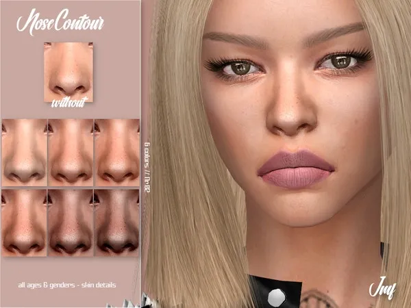Alpha IMF Nose Contour N02 - The Sims 4 Custom Content