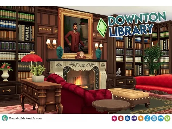 Downton Abbey Library