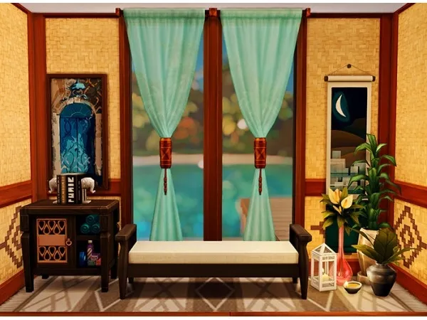 mayusimsie:  Island Living EP - ADORE ME ADORN ME Curtain