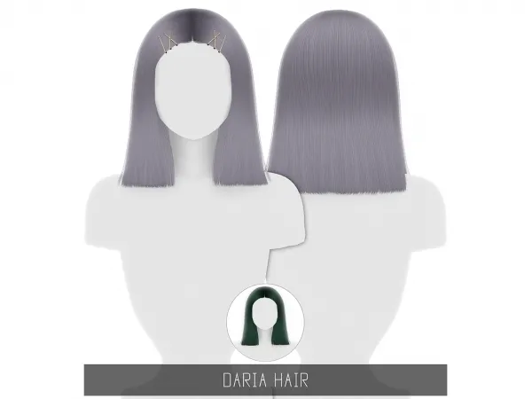 Alpha DARIA HAIR TODDLER CHILD - The Sims 4 Custom Content