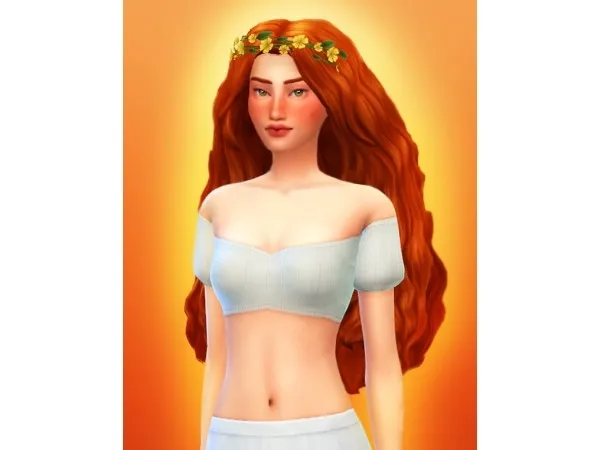 Maxis Match Jasmine Hair by petaliko - The Sims 4 Custom Content