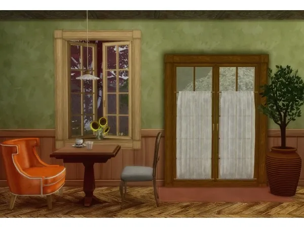 serenebluesims     Scent of Autumn - windows and doors set