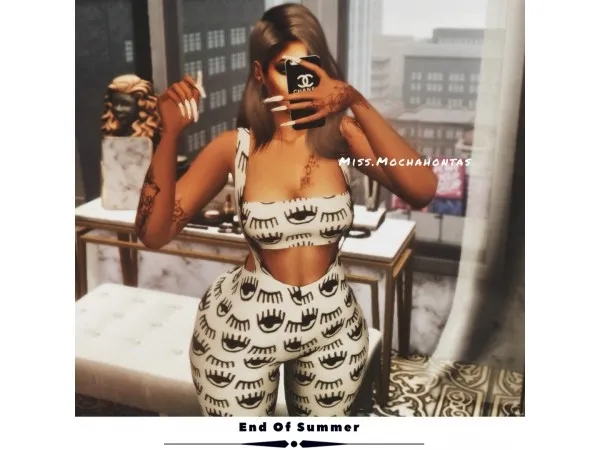 Alpha miss mochahontas End of Summer Posepack - The Sims 4 Custom Content