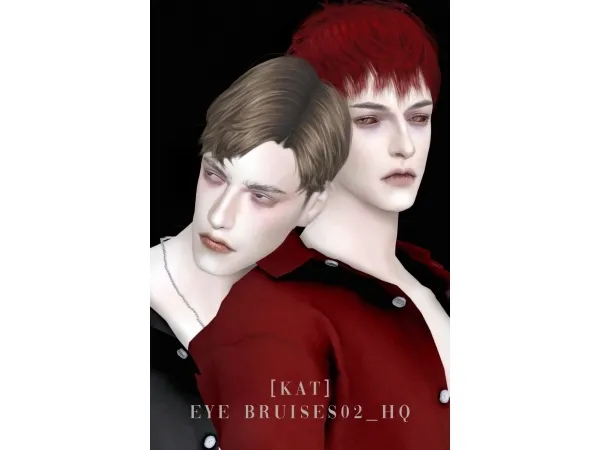 Alpha katrina y Eye Bruises 02 - The Sims 4 Custom Content