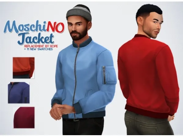 Maxis Match simsontherope MoschiNO Jacket and Boots - The Sims 4 Custom Content