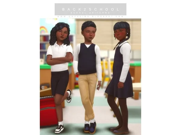 Maxis Match BACK 2 SCHOOL COLLECTION by simsfinds - The Sims 4 Custom Content