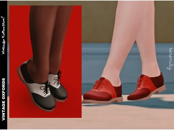 Maxis Match Vintage Oxfords - The Sims 4 Custom Content